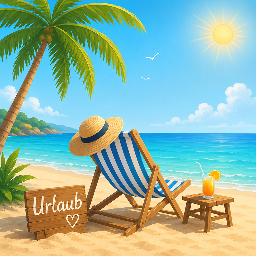 Wir machen Urlaub und haben von Montag 14.9.- Montag 12.10. geschlossen!